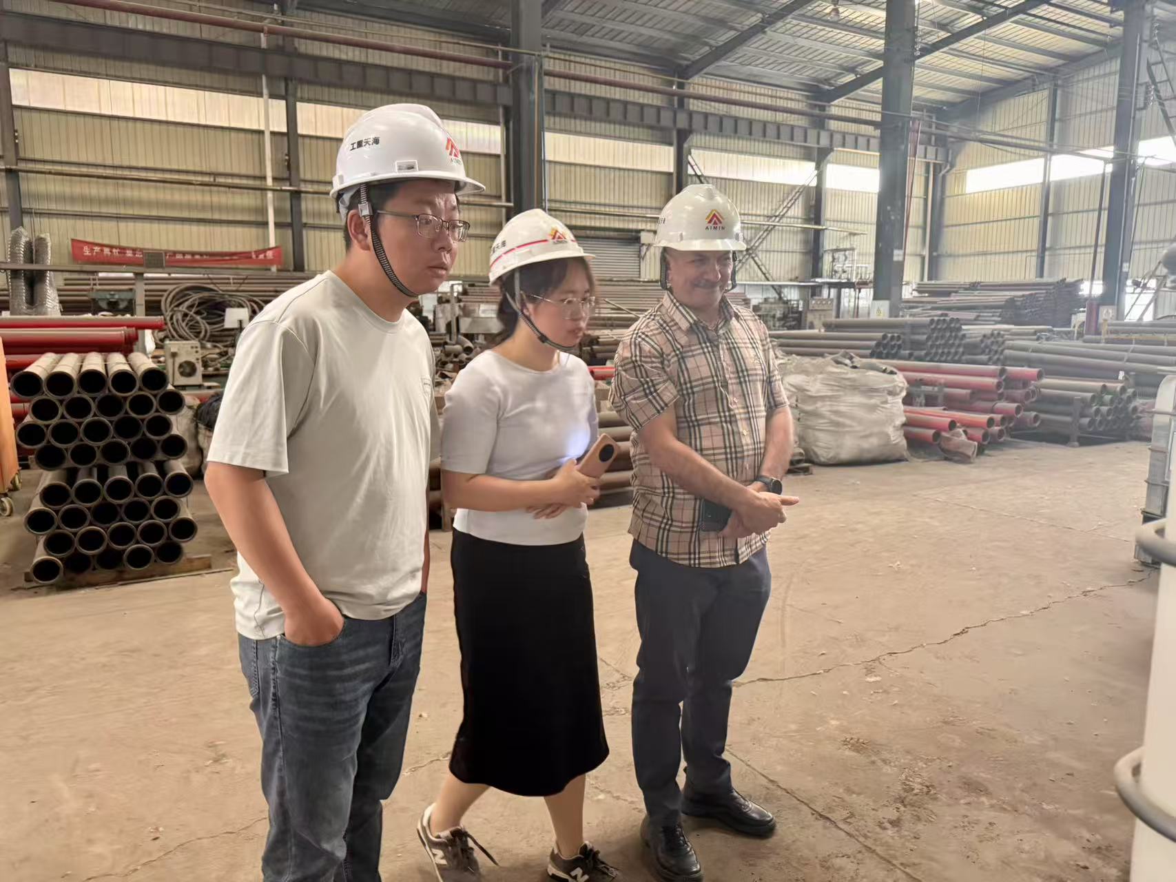 Maanshan Haitian Technology Hosts Russian Client for Factory Visit to Explore Cooperation