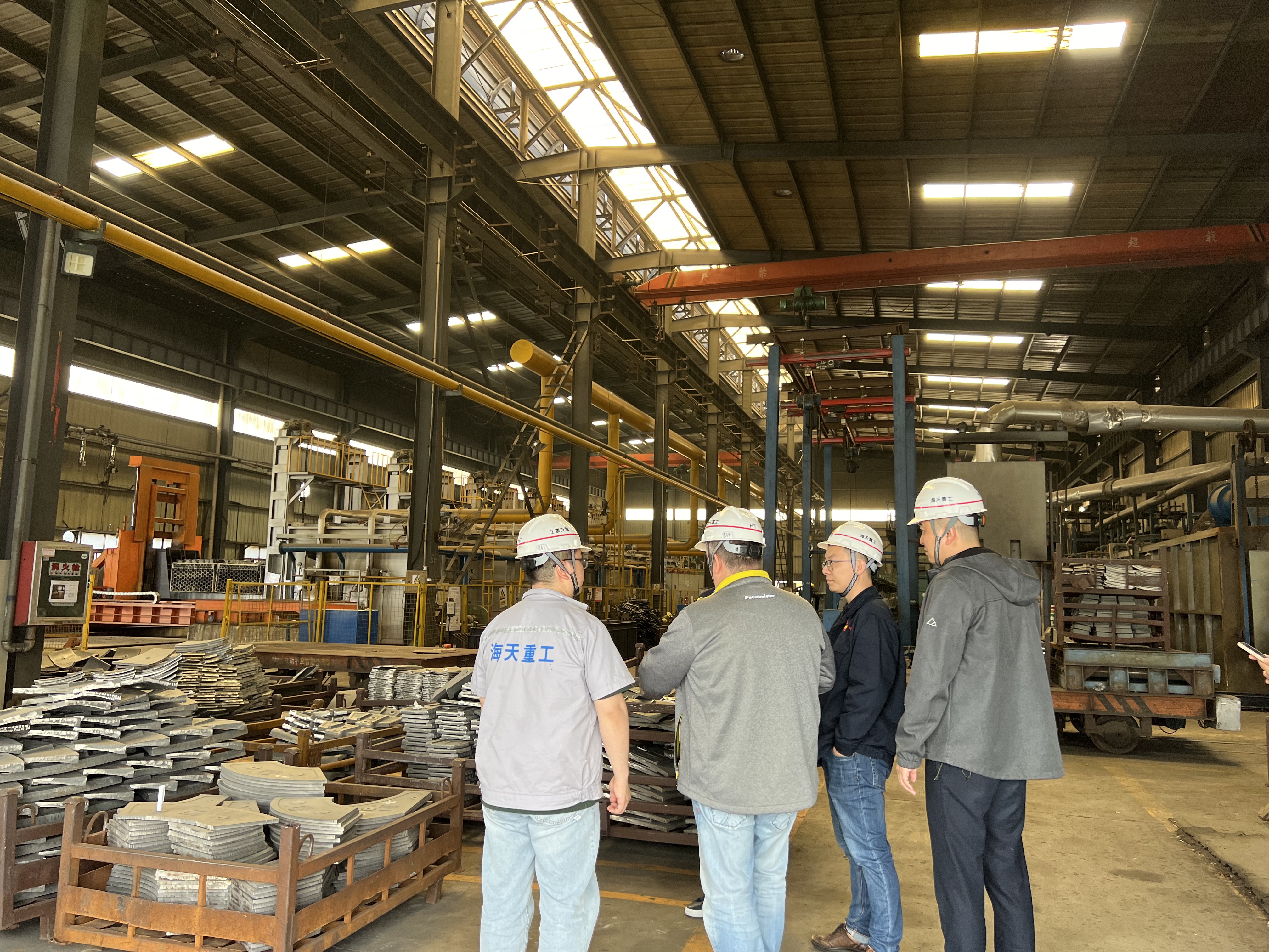 Italian Customer Visits Haitian Casting: Wear-Resistant Casting Technology, Material Testing and Quality Control